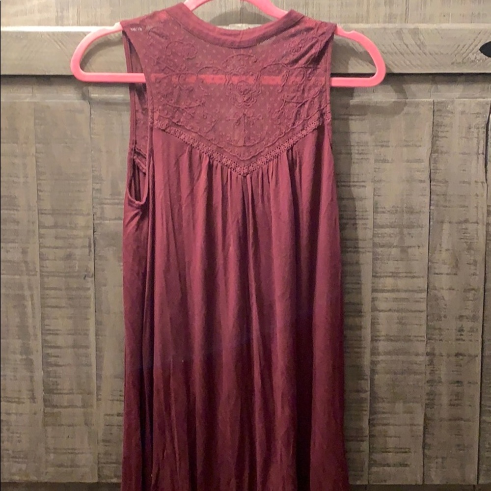 Maroon dress